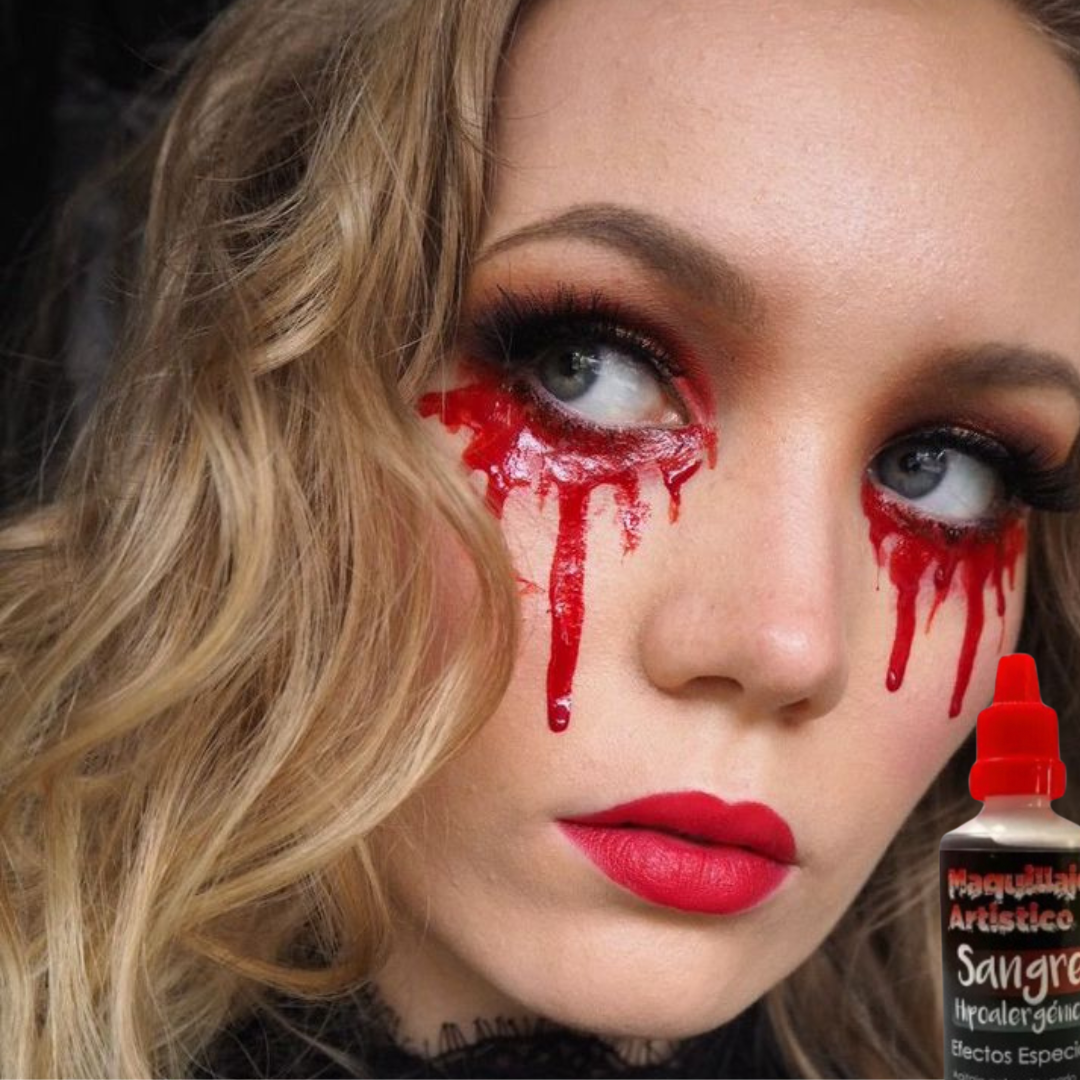 VampBlood™-Perfecta para Disfraces, Maquillaje de Halloween y Efectos Especiales.