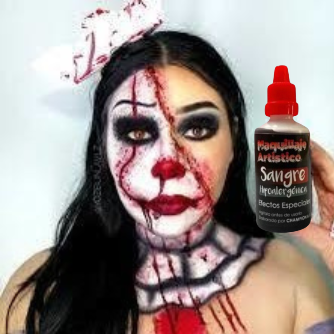 VampBlood™-Perfecta para Disfraces, Maquillaje de Halloween y Efectos Especiales.